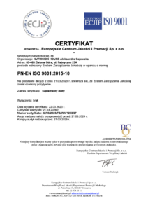 Certyfikaty KolagenPro