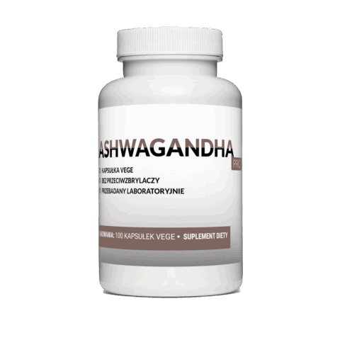 ASHWAGANDHA największa MEGA KAPSUŁKA 10mg witanolidów 100 vegekaps