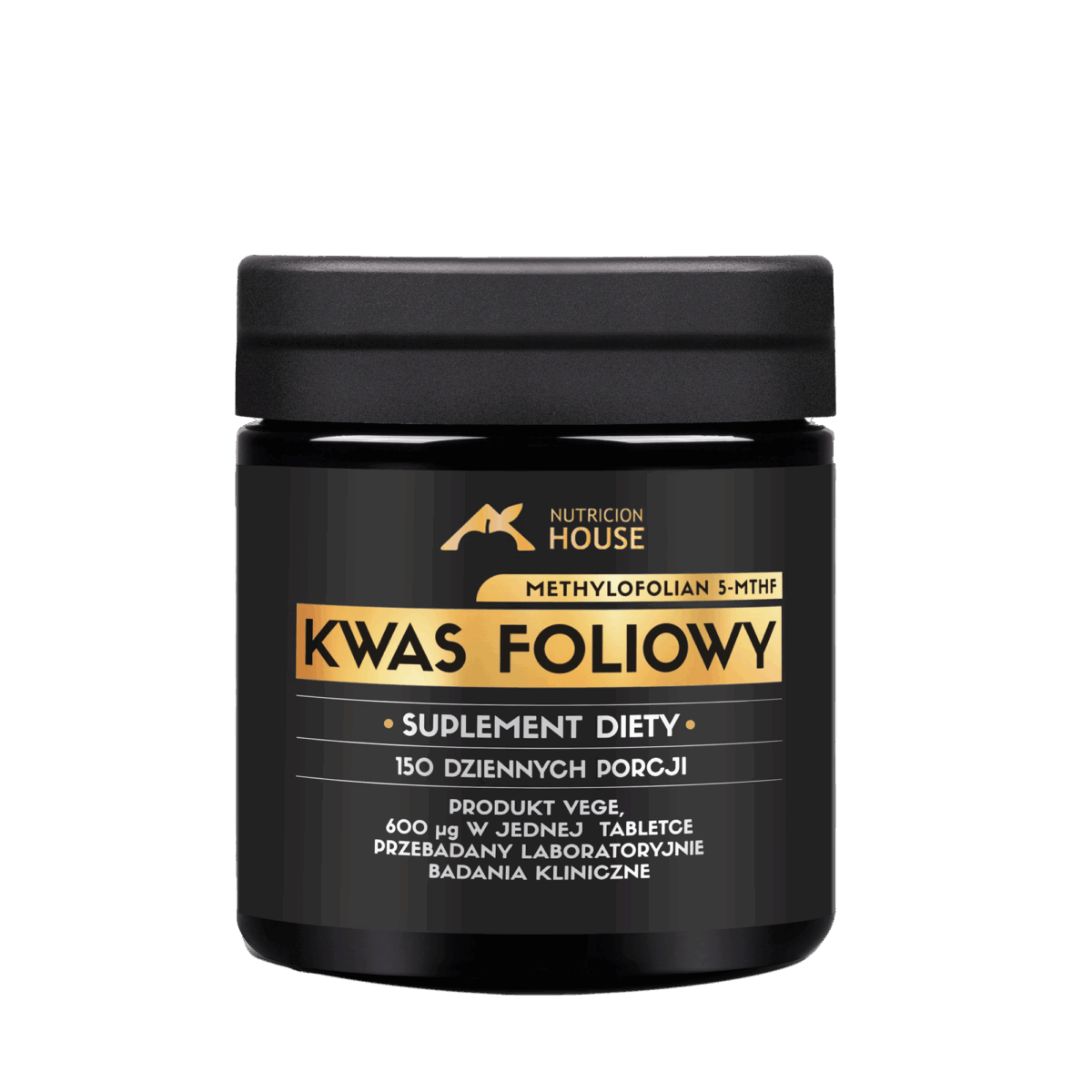 Kwas Foliowy MethyloFolian 5-MTHF aż 600mcg 150 tabletek Najlepsza Forma!