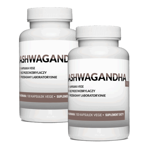 2x ASHWAGANDHA największa MEGA KAPSUŁKA 10mg witanolidów 100 vegekaps