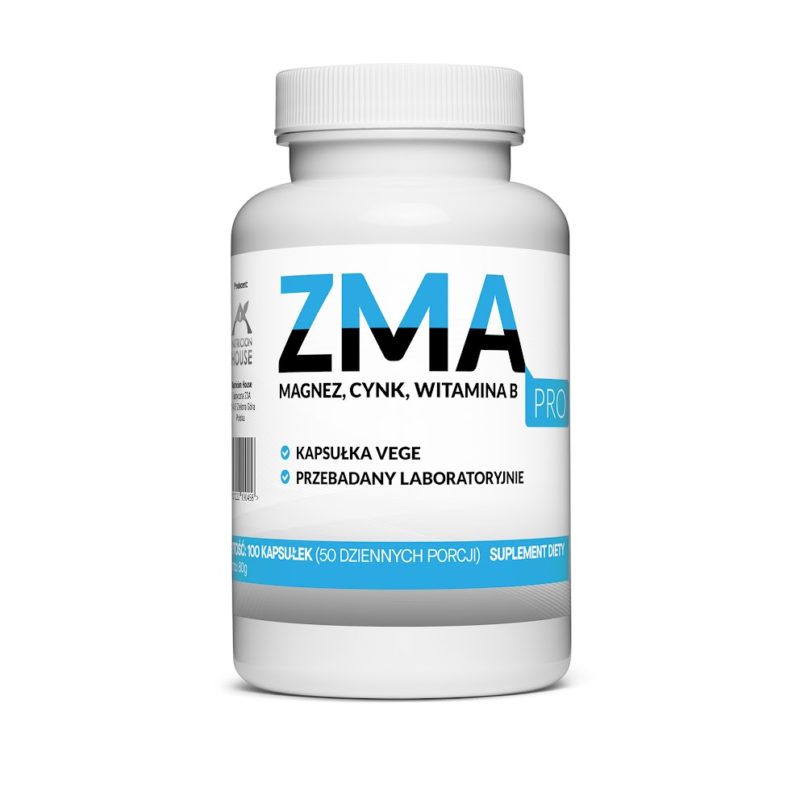 4x ZMA MAGNEZ + CYNK + Witamina B6 100 vegekapsułek najlepsza wchłanialność