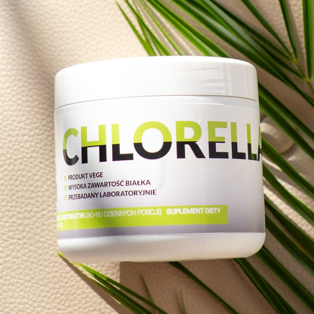 CHLORELLA tabletki 250g 1000 tab. ODPORNOŚĆ DETOX OCZYSZCZANIE
