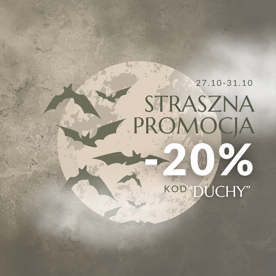 20% rabatu na wszystkie produkty z kodem "DUCHY"