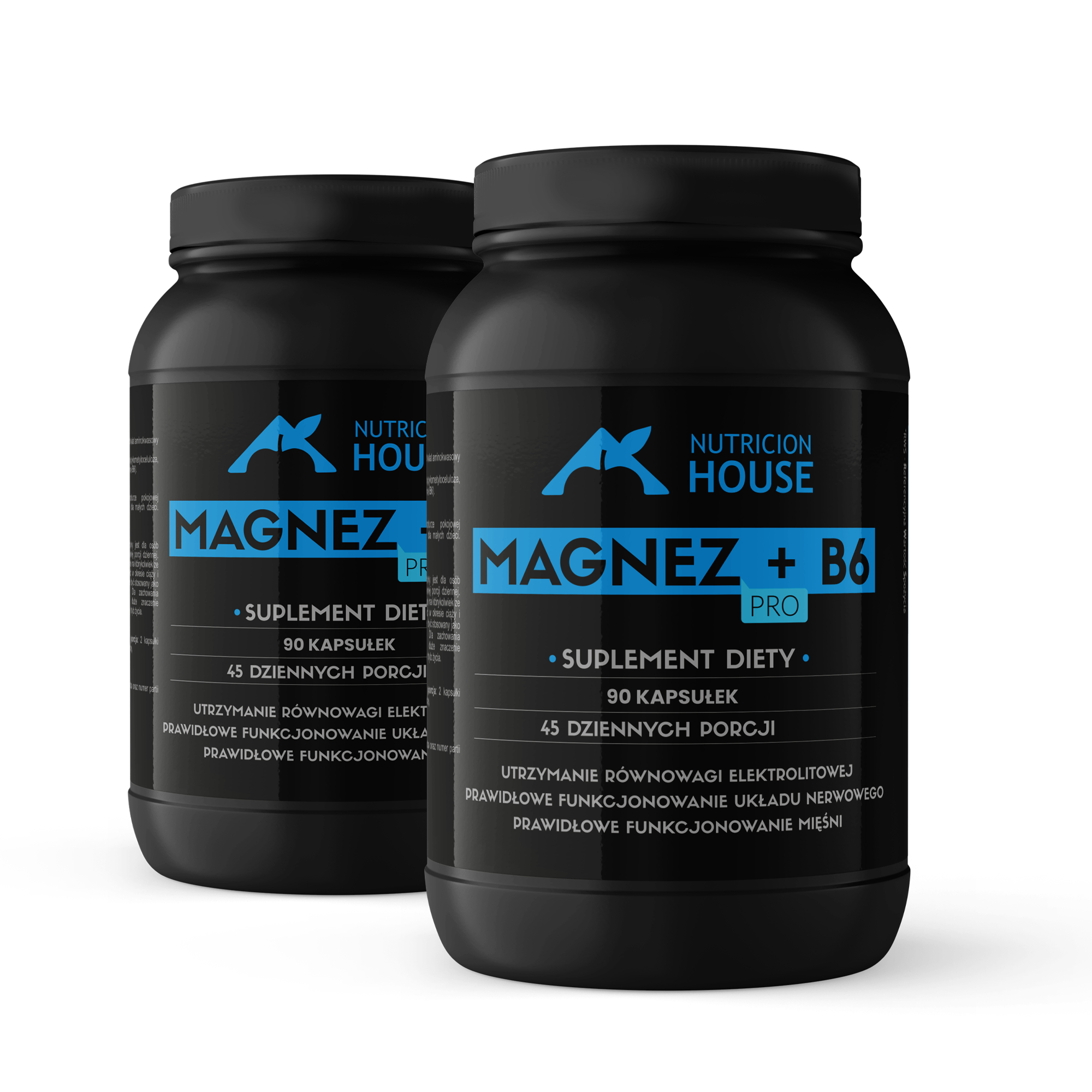 2x MAGNEZ + B6 Pro - 90 kapsułek